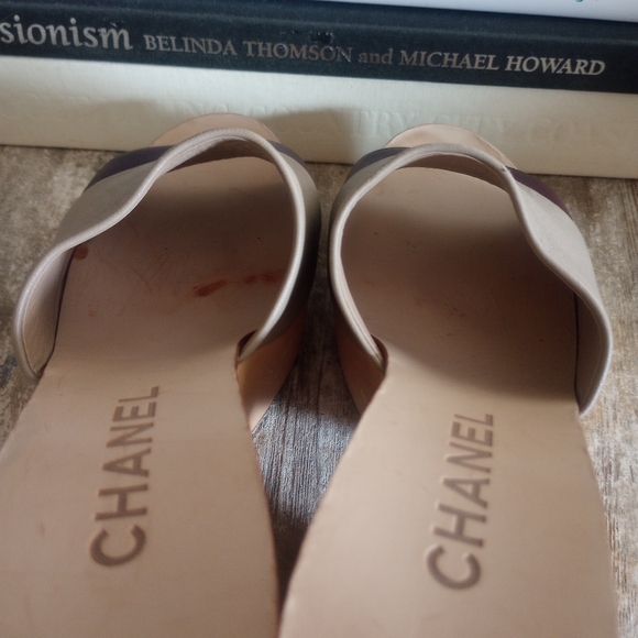 Chanel wood platform shoe - Picture 6 of 16